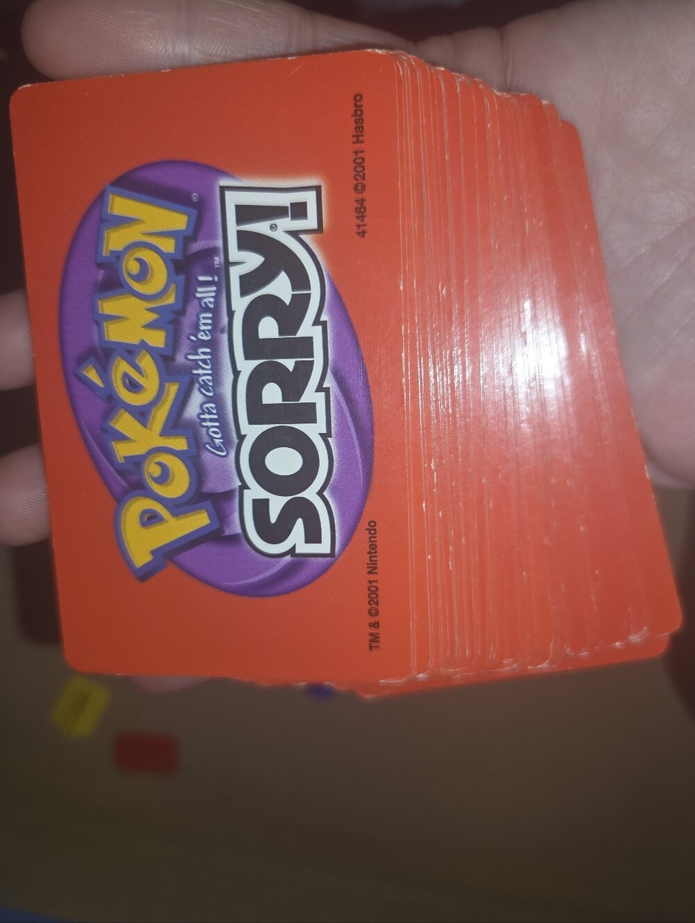 Vintage 2001 Pokemon Sorry 2001 Board Game 100% Complete Gold & Silver Edition - Picture 4 of 16